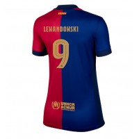 Camisa de time de futebol Barcelona Robert Lewandowski #9 Replicas 1º Equipamento Feminina 2024-25 Manga Curta